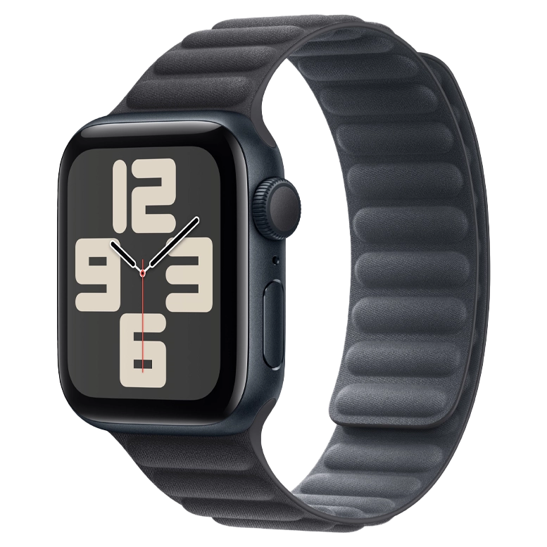 Apple Watch SE 2024 Midnight GPS Textile Magnetic Link Black 40 mm