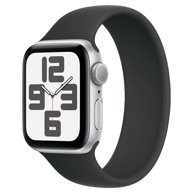 Apple Watch SE 2024 Silver GPS Solo Loop Black 40 mm