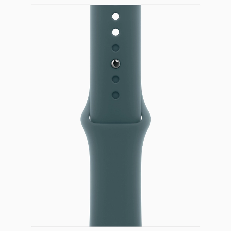 Apple Watch SE 2024 Starlight GPS Sport Band Lake Green 44 mm