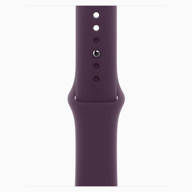 Apple Watch SE 2024 Starlight GPS Sport Band Plum 44 mm