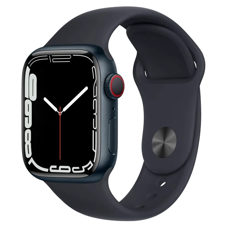 Apple Watch Series 7 Aluminum 41mm MKHQ3 (GPS+Cellular) Midnight