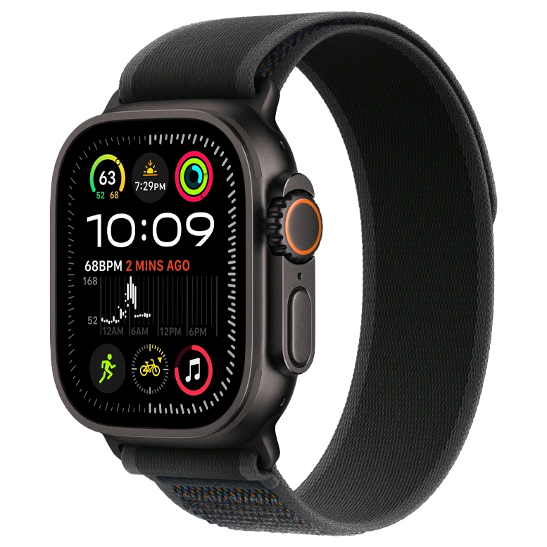 Apple Watch Ultra 2 Black Trail Loop Black