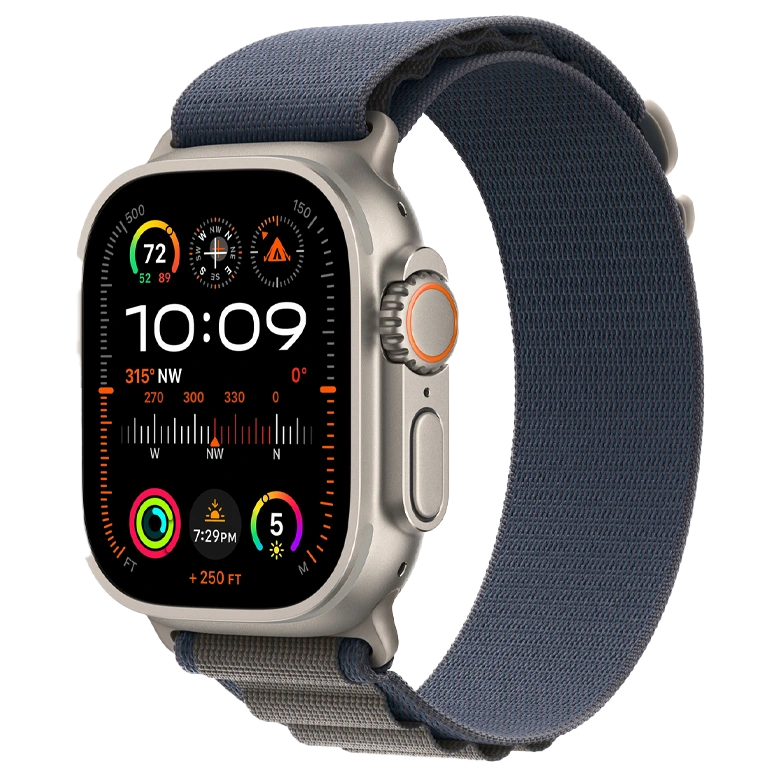 Apple Watch Ultra 2 GPS 49mm Titanium Case Alpine loop blue LTE