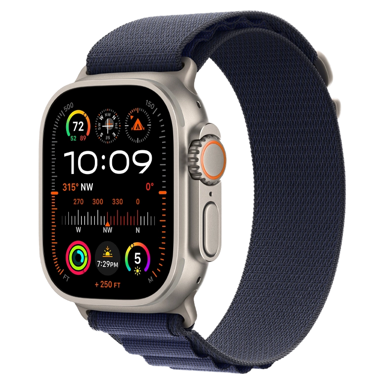 Apple Watch Ultra 2 Natural Alpine Loop Navy