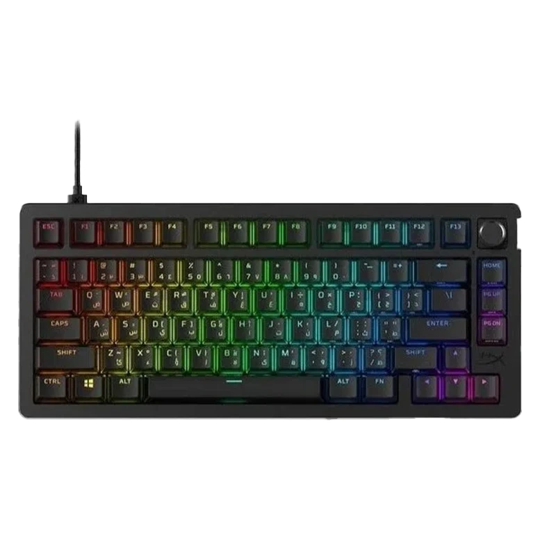 Tastatura HYPERX Alloy Rise 75 RGB, HyperX Linear switches, [7G7A4AA#ACB]