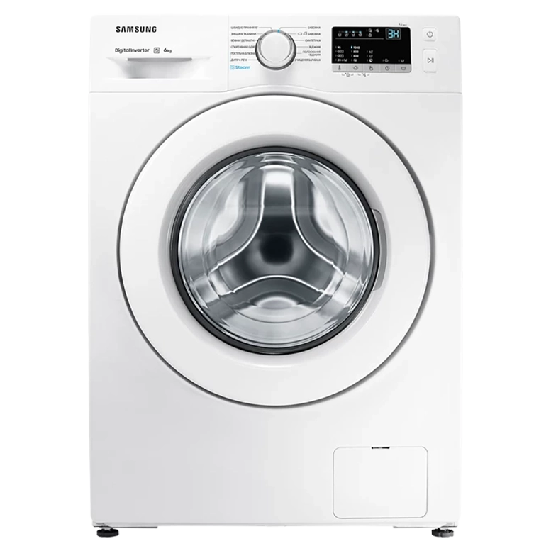 Mașină de spălat Samsung WW62J30G0LW/CE, 6kg, White