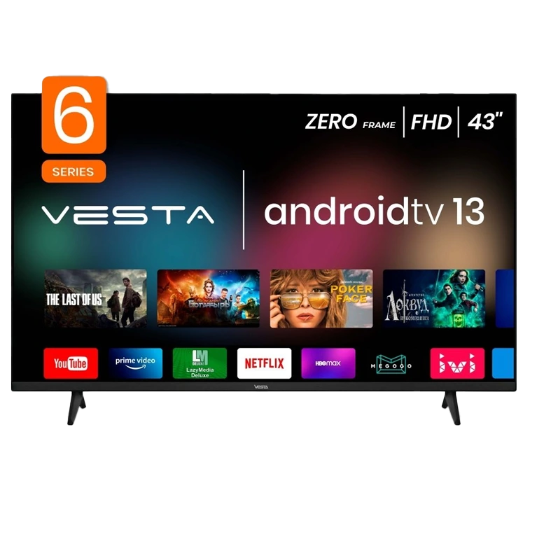 LED TV Vesta LD43L6005 FHD DVB-T/T2/C/Ci+ AndroidTV 13