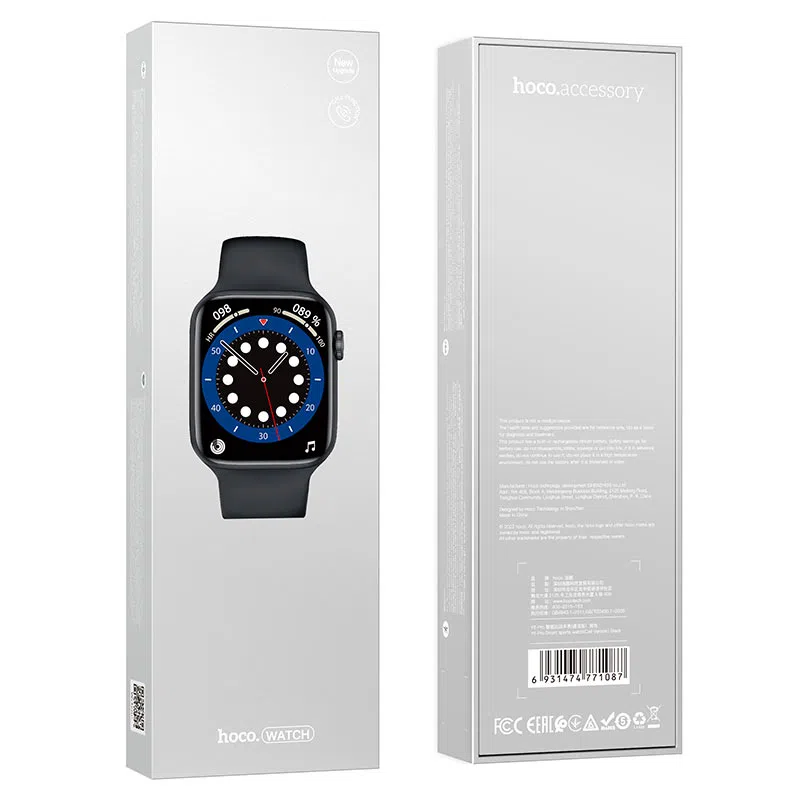 Smartwatch Hoco Y5 Pro Black (Call Version)