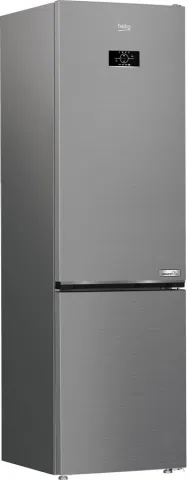 Холодильник с нижней морозильной камерой Beko B3RCNA404HXB, 355 л, 203.5 см, E, Серебристый