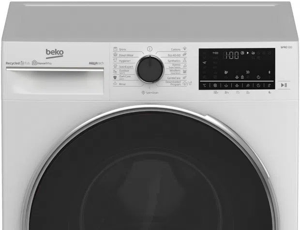 Стиральная машина стандартная Beko B5WFU79418WB, 9 кг, 1400 об/мин, A, Белый