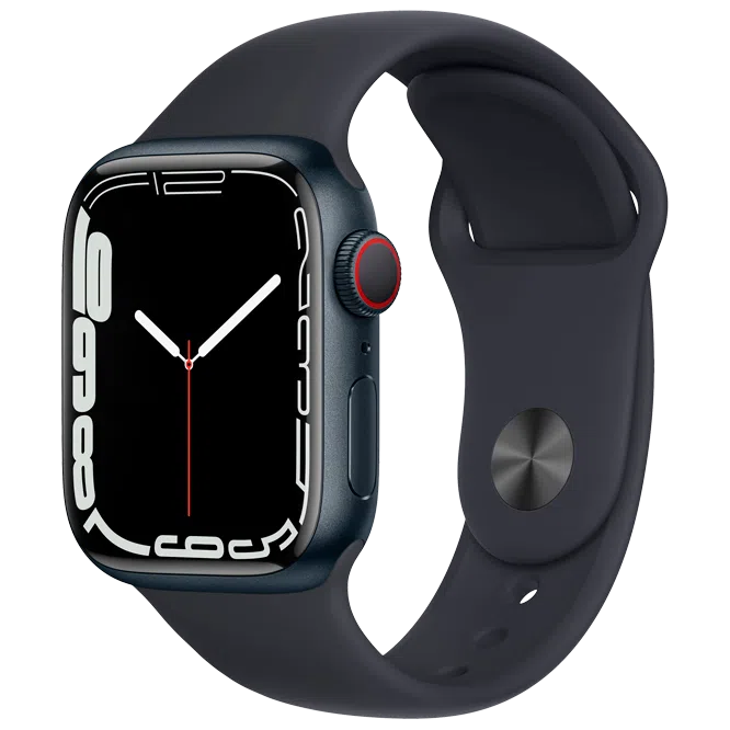 Apple Watch Series 7 Aluminum 41mm MKHQ3 (GPS+Cellular) Midnight