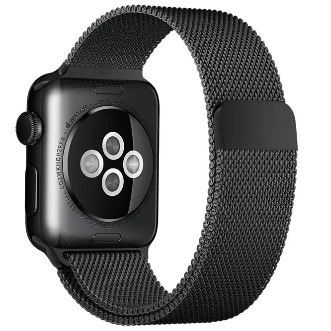 Strap for Apple watch band 42-44 mm Metal Black 135-255 mm