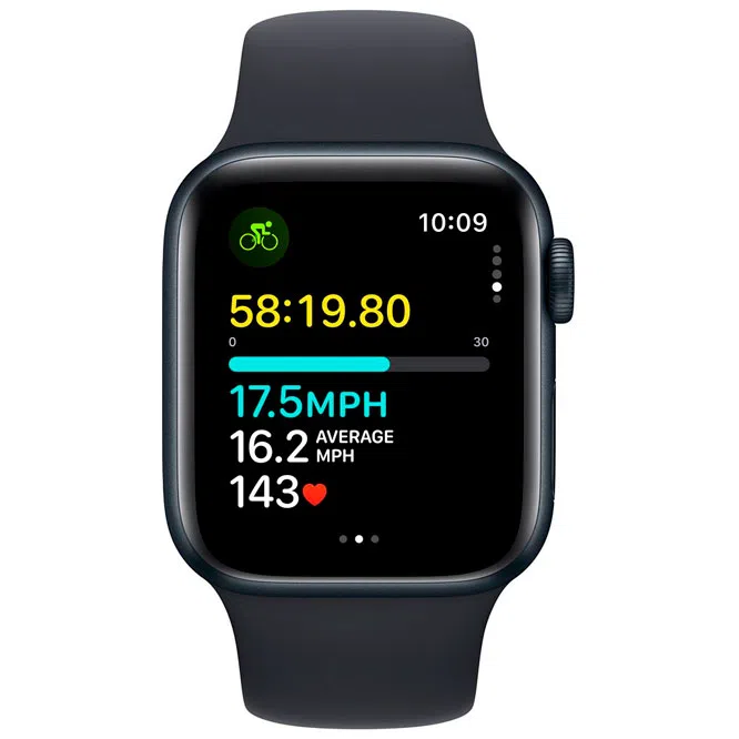 Apple Watch SE 3 Midnight GPS Sport Band Midnight 40 mm