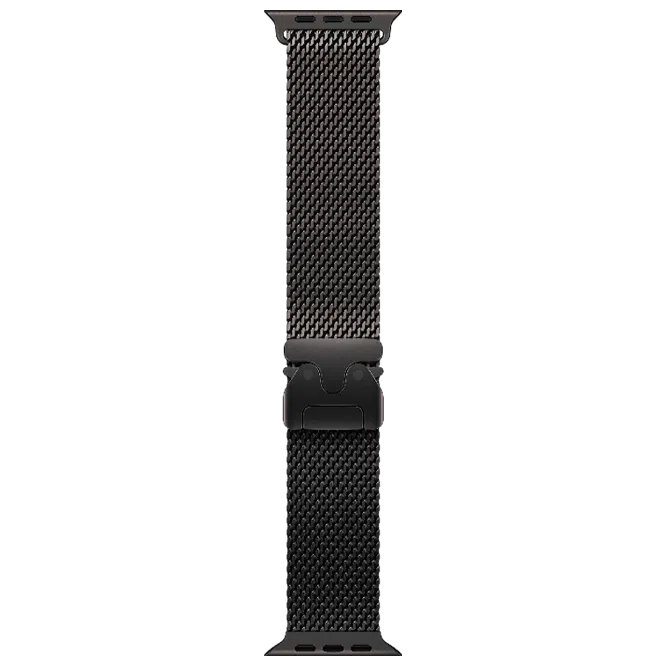 Apple Watch Ultra 2 Black Titanium Milanese Loop Black