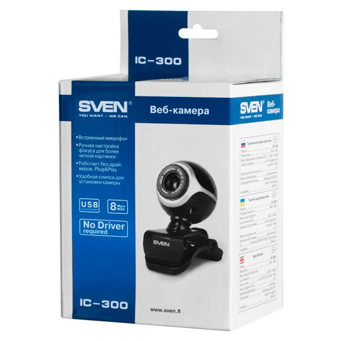 Sven IC-300, Black-Silver