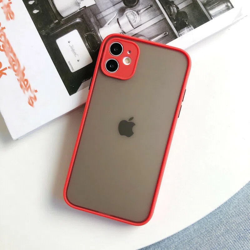 Shockproof armored matte case Red for iPhone 11/11 Pro/11 Pro Max