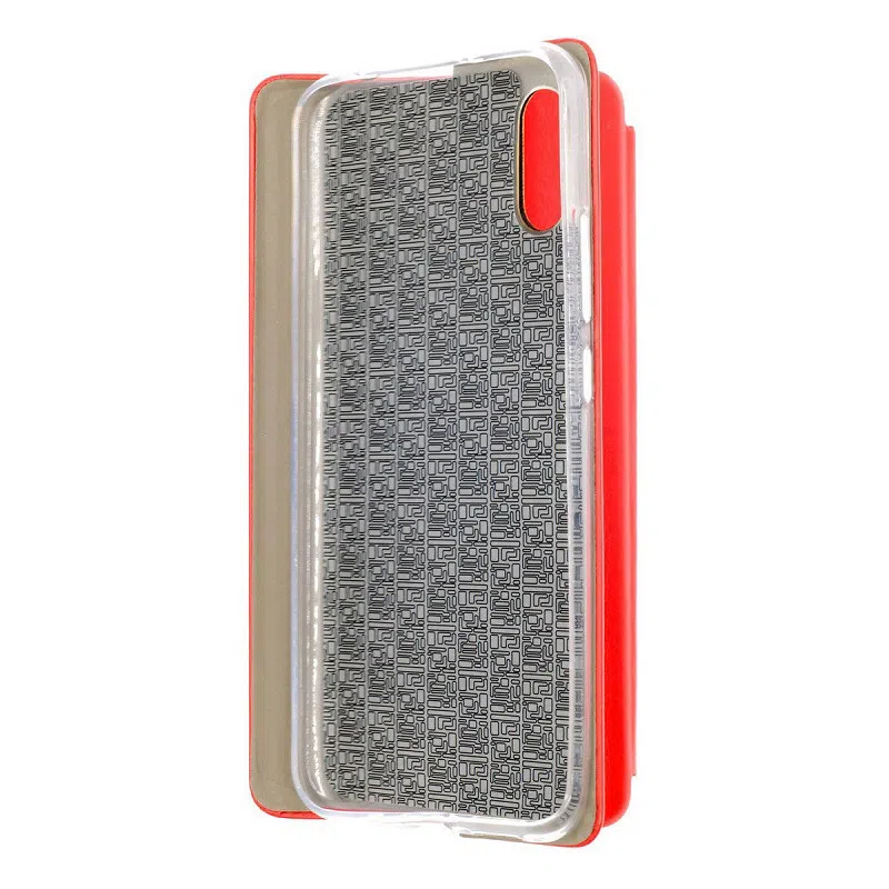Flip case Smooth/plain leather for Xiaomi Red
