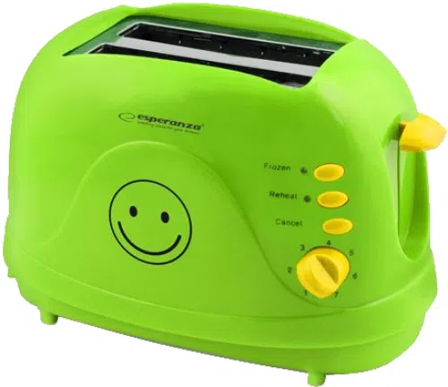 Тостер Esperanza Smiley Green (EKT003)