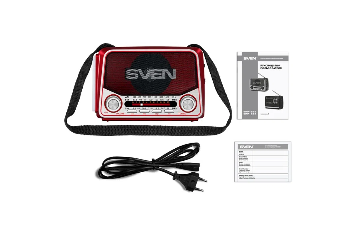 Radio portabil Sven SRP-525 Red