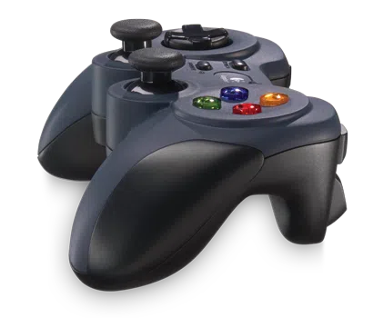 Gamepad Logitech F310, 4 axes, D-Pad, 2 mini joysticks, 10 buttons, console-like layout, USB