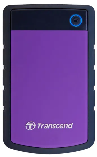 Внешний жесткий диск Transcend StoreJet 25H3P 1Tb Rubber Grey/Violet