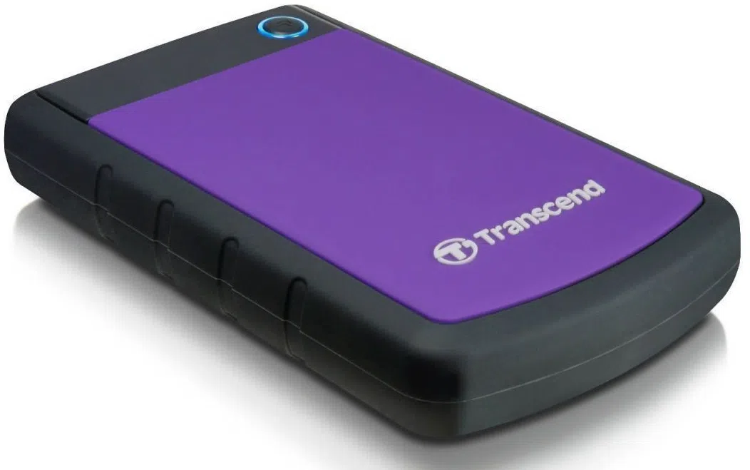 Внешний жесткий диск Transcend StoreJet 25H3P 1Tb Rubber Grey/Violet