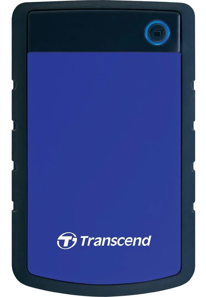 Внешний жесткий диск Transcend StoreJet 25H3B 2Tb Rubber Grey/Blue