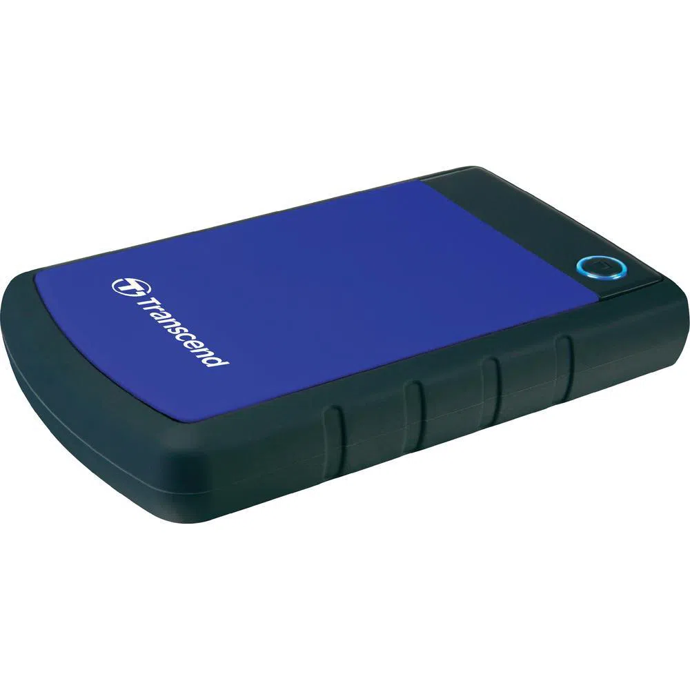 Внешний жесткий диск Transcend StoreJet 25H3B 2Tb Rubber Grey/Blue