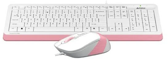 Set A4Tech F1010 White/Pink