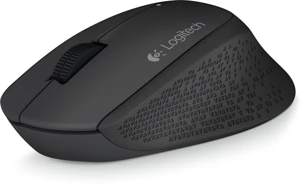 Wireless Mouse Logitech M280, Optical, 1000 dpi, 3 buttons, Ergonomic, 1xAA, Black