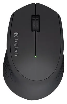 Wireless Mouse Logitech M280, Optical, 1000 dpi, 3 buttons, Ergonomic, 1xAA, Black