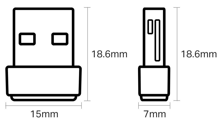 Сетевой адаптер Tp-link Archer T2U Nano