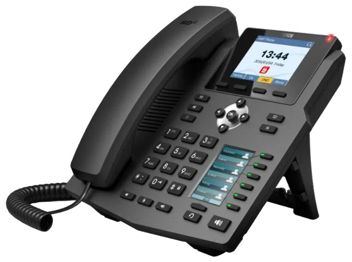 Fanvil X4 Black, VoIP phone, Colour Display, SIP support