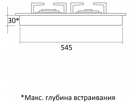 Газовая панель Kuppersberg FV6TGRZ C