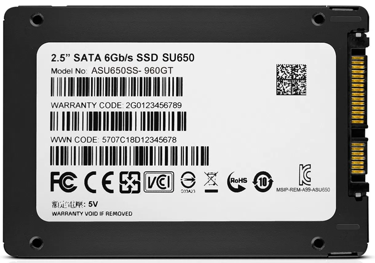 Solid State Drive (SSD) Adata Ultimate SU650 256Gb