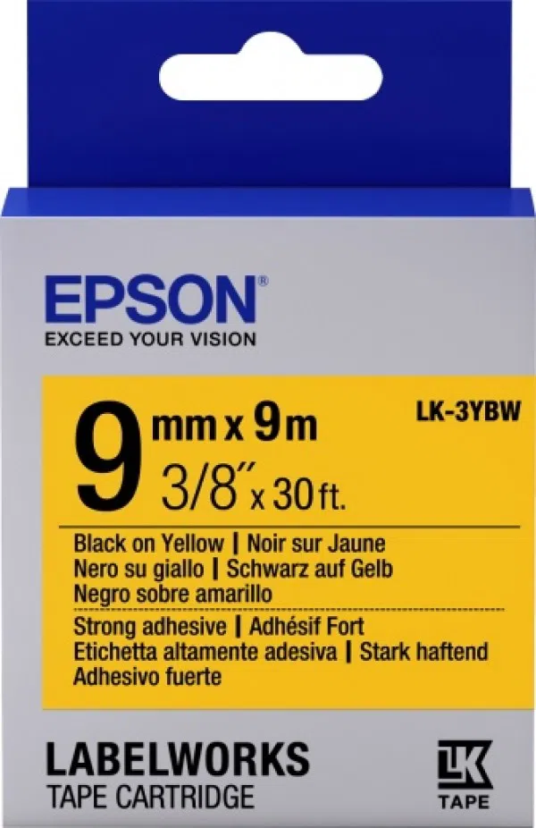 Сатиновая лента Epson LK3YBW (C53S653005)