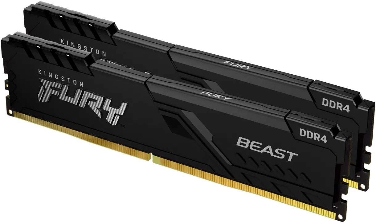 Memorie Kingston Fury Beast 32Gb DDR4-3733MHz Kit (KF437C19BB1K2/32)