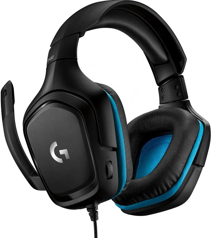 Наушники Logitech G432 Black/Blue