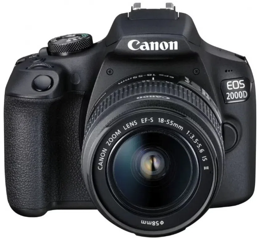 Aparat foto DSLR Canon EOS 2000D 18-55 DC III Black