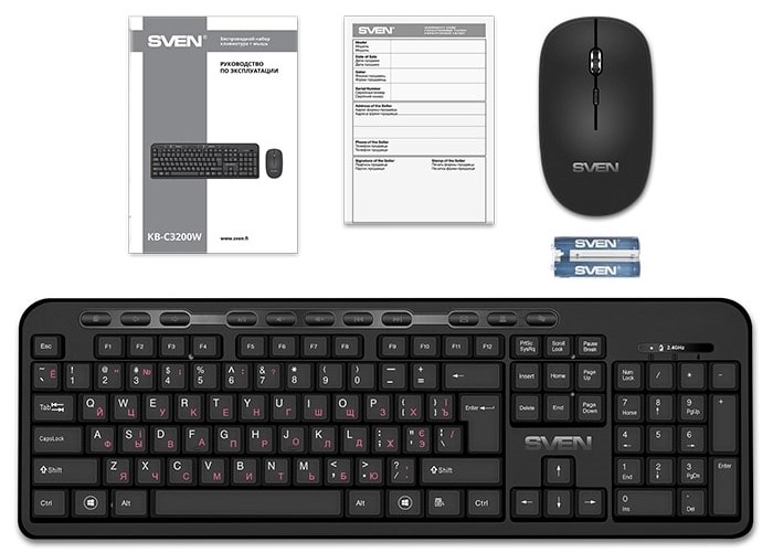 Set Sven KB-C3200W