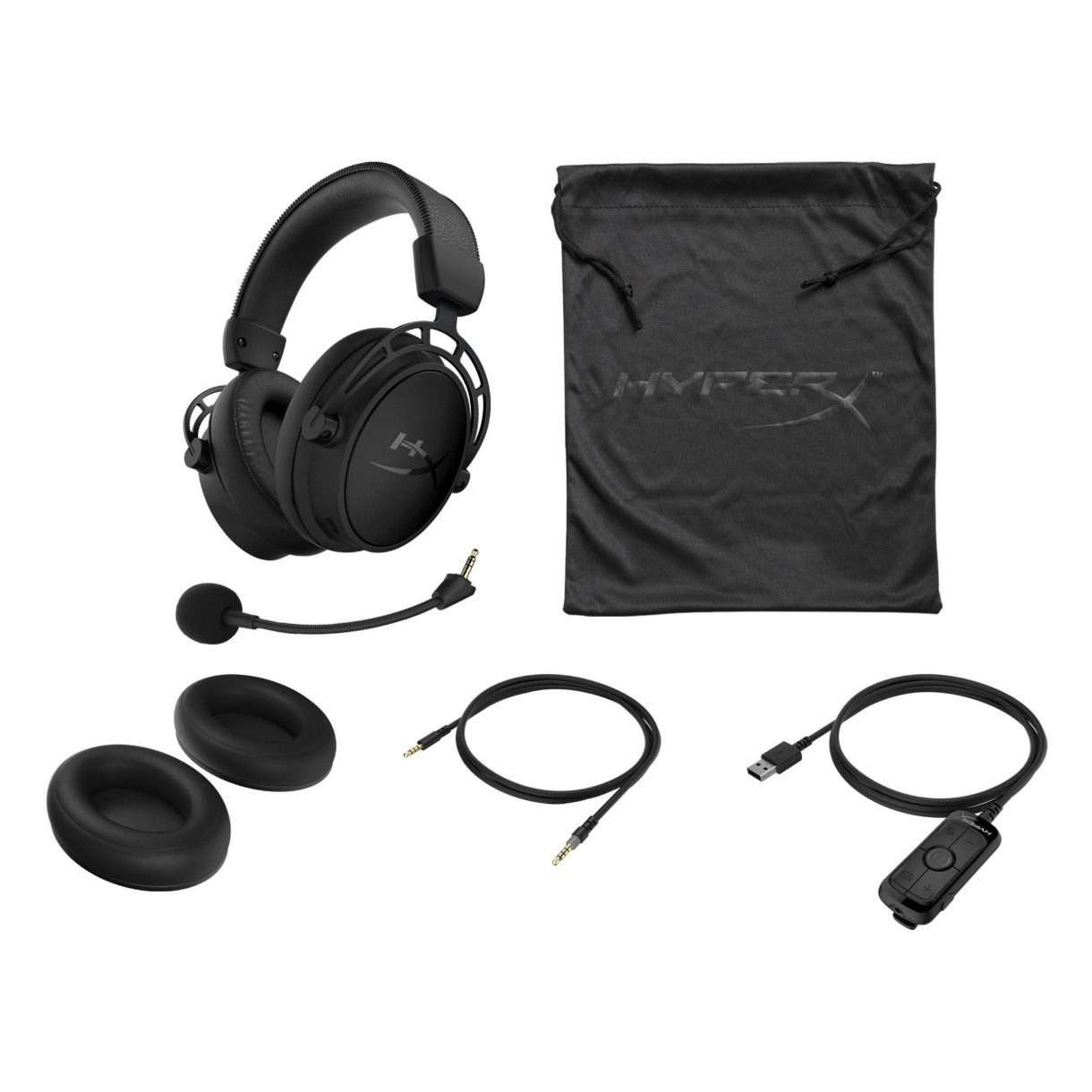 Наушники HyperX Cloud Alpha S Black (HX-HSCAS-BK/WW)