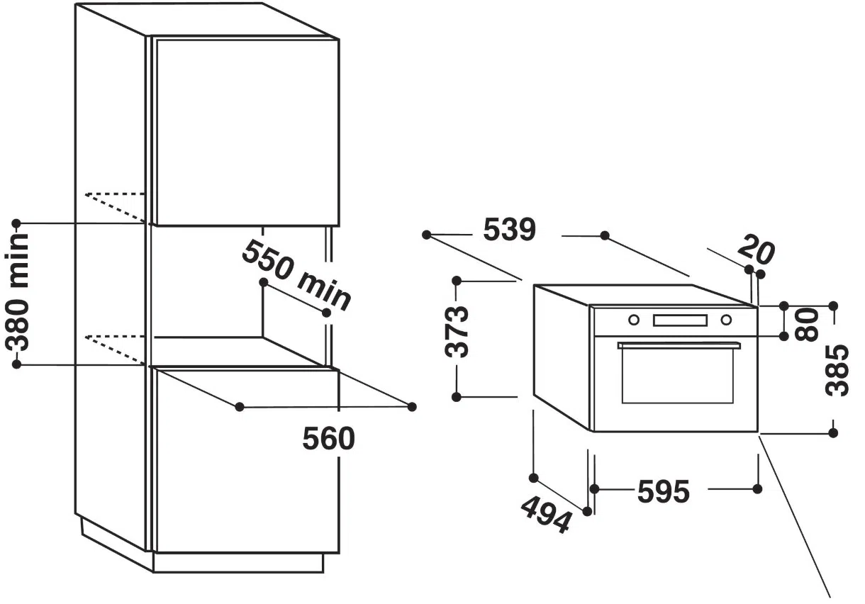 Cuptor cu microunde incorporabil Whirlpool AMW 730 IX