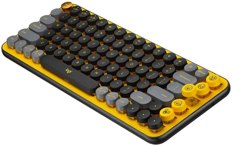 Tastatură Logitech POP Keys Blast/Yellow (920-010716)