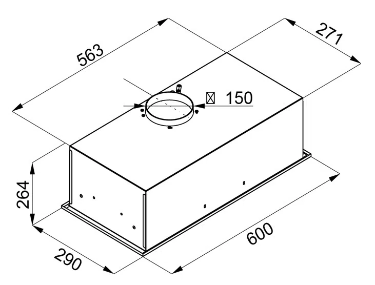 Tornado MODUL 750(60) BL LED