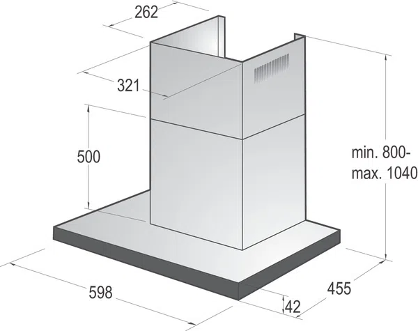 Вытяжка Gorenje WHT6SYB