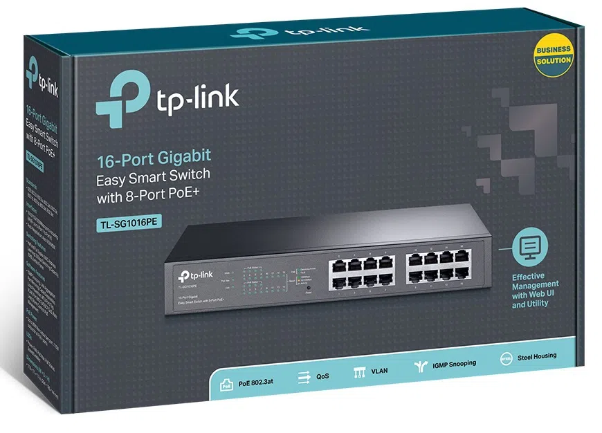 Коммутатор Tp-Link TL-SG1016PE