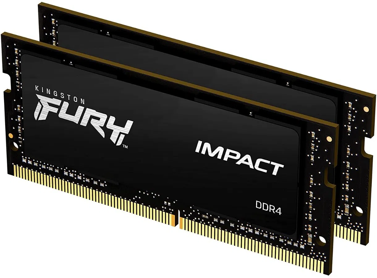 Memorie Kingston Fury Impact 32Gb DDR4-3200MHz SODIMM Kit (KF432S20IBK2/32)