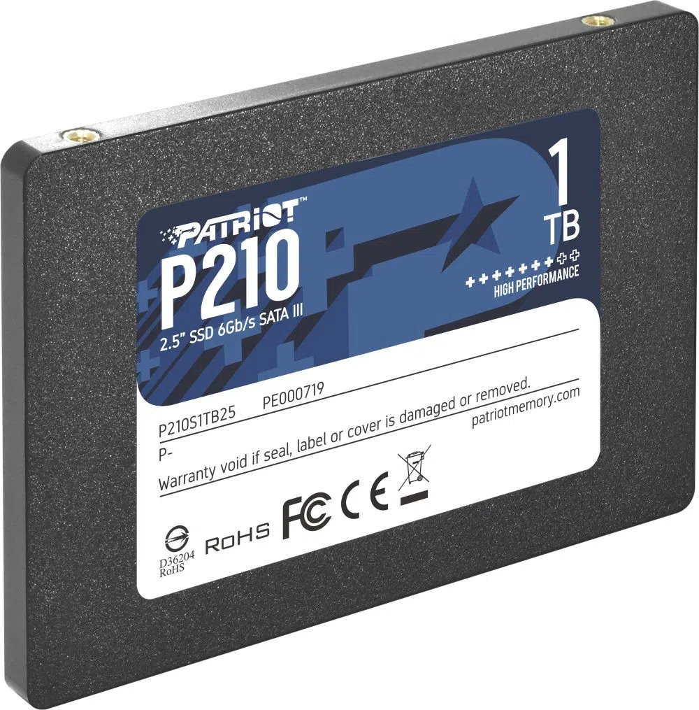 SSD накопитель Patriot P210 1Tb (P210S1TB25)