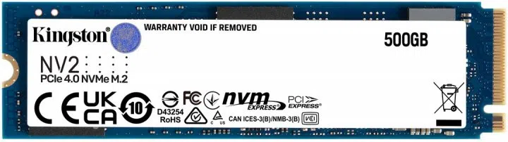 Solid State Drive (SSD) Kingston NV2 NVMe 500Gb (SNV2S/500G)