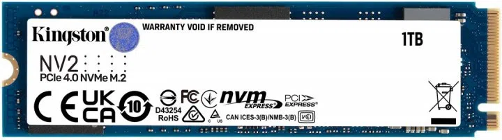 SSD накопитель Kingston NV2 NVMe 1Tb (SNV2S/1000G)